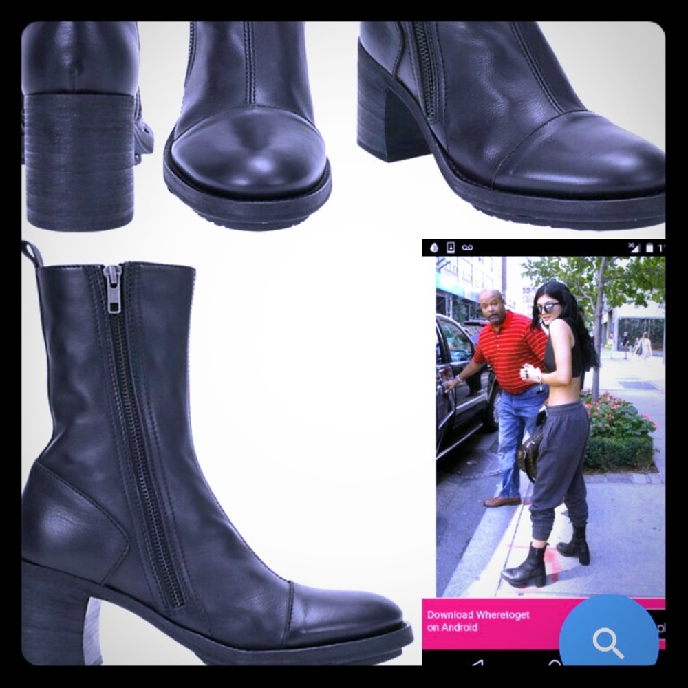 Ann Demeulemeester Double zip boots